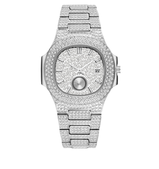 Citrine Iced Out Watch