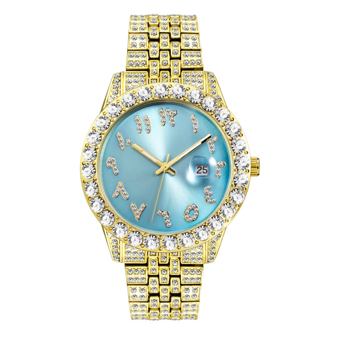 Nexis Arabic Iced Out Watch
