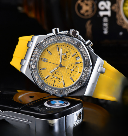 Royale Ice Bezel Chronograph Watch