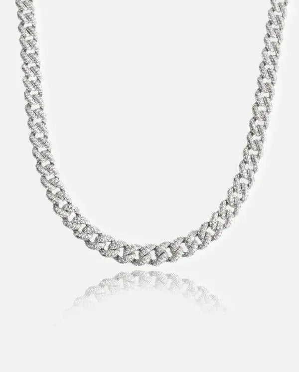 9mm Iced Cuban Link Chain