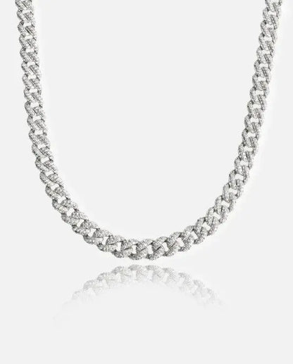 9mm Iced Cuban Link Chain
