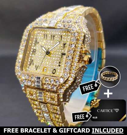 Arabic VVS Iced Out Watch