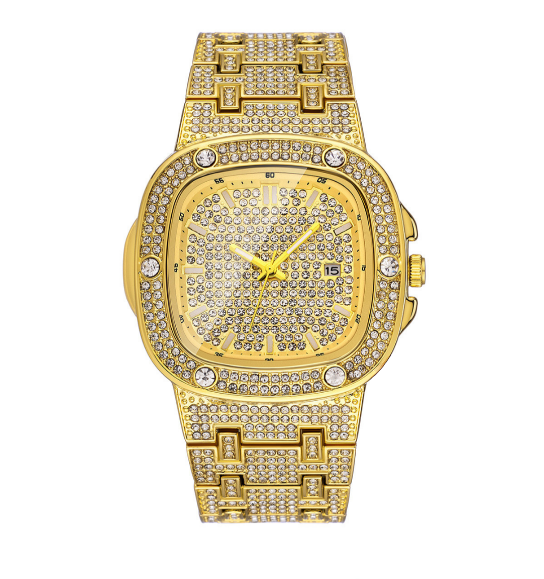 Raven Iced Out Watch