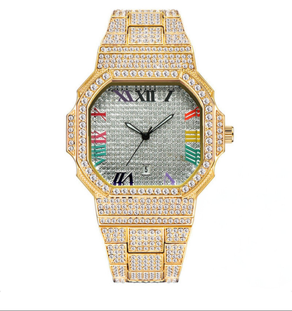 Prestige Rainbow Iced Out Watch