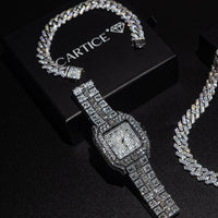 Cartice Arabic Iced Out Watch