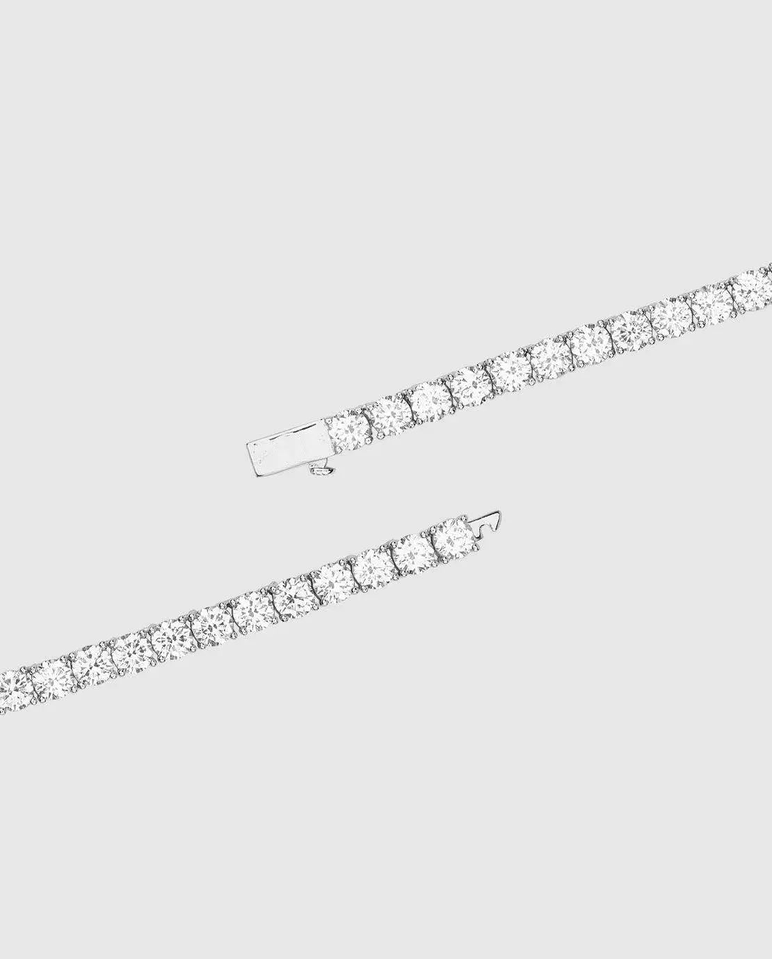 5mm Tennis Chain - White Gold - Cartice™LuxuryJewelryGoldSilverWatchBraceletNecklaceChainIced-outCubanMoissaniteTarnish-freeStainlessDurablePremiumShinePlatedStatementDiamondAffordable