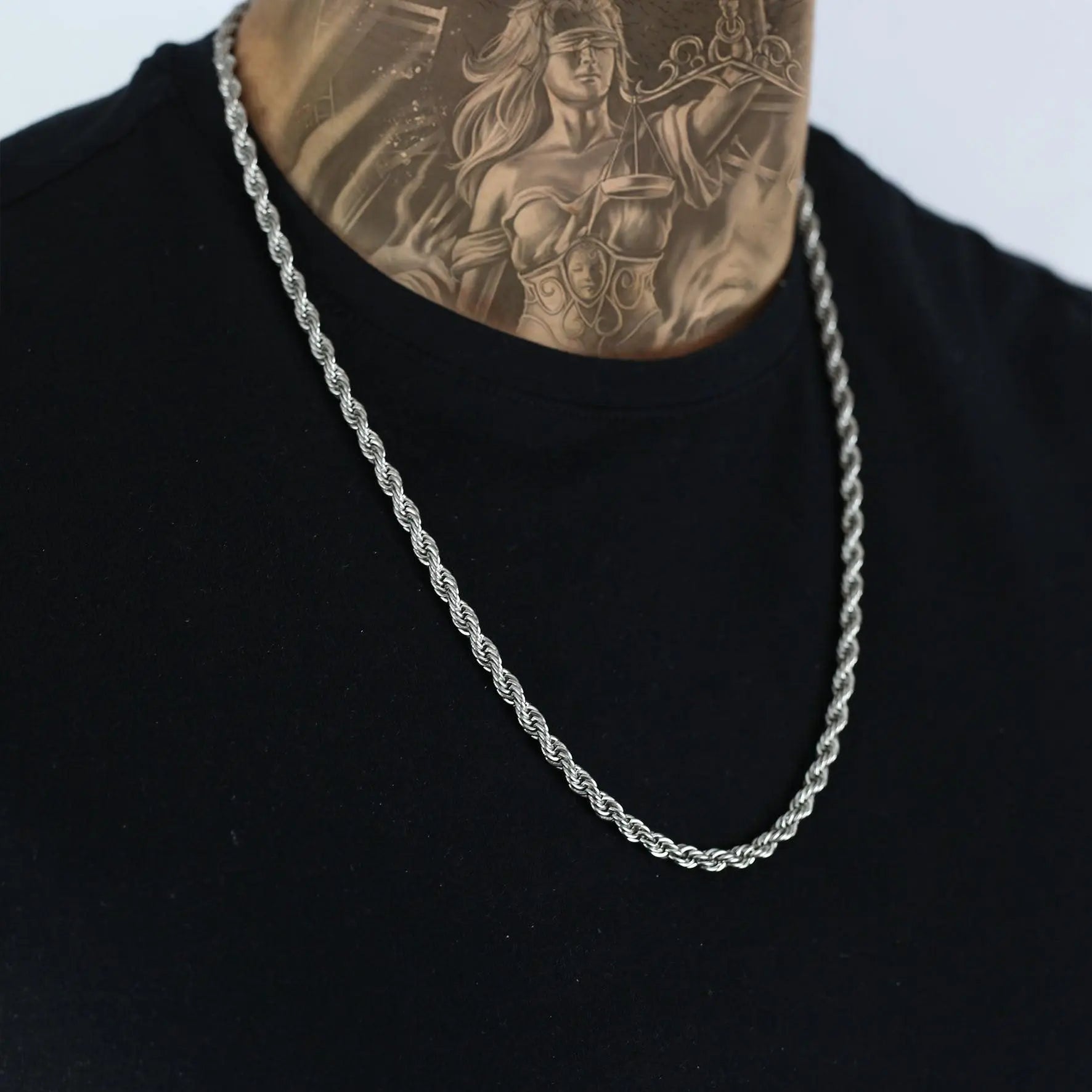 Mr6 Rope Chain ROPE CHAIN 5MM - White Gold - Cartice™-jewelry