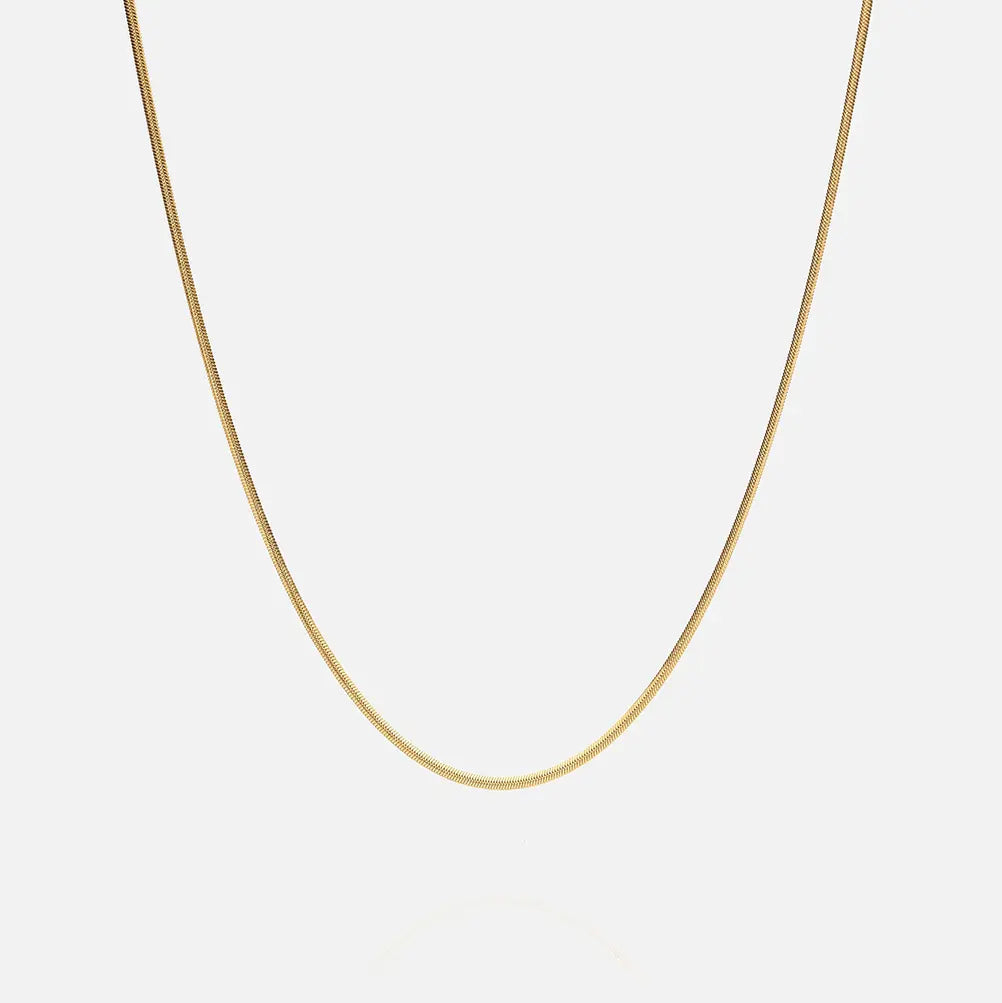 2MM Snake Chain - Gold - Cartice™LuxuryJewelryGoldSilverWatchBraceletNecklaceChainIced-outCubanMoissaniteTarnish-freeStainlessDurablePremiumShinePlatedStatementDiamondAffordable